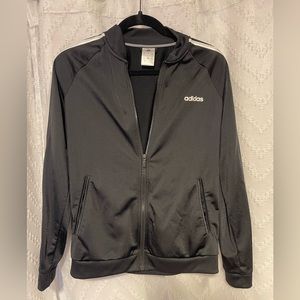 ADIDAS Black Zip Up Sweater
